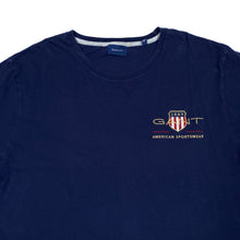 Load image into Gallery viewer, GANT “American Sportswear” Embroidered Classic Logo Spellout Graphic T-Shirt
