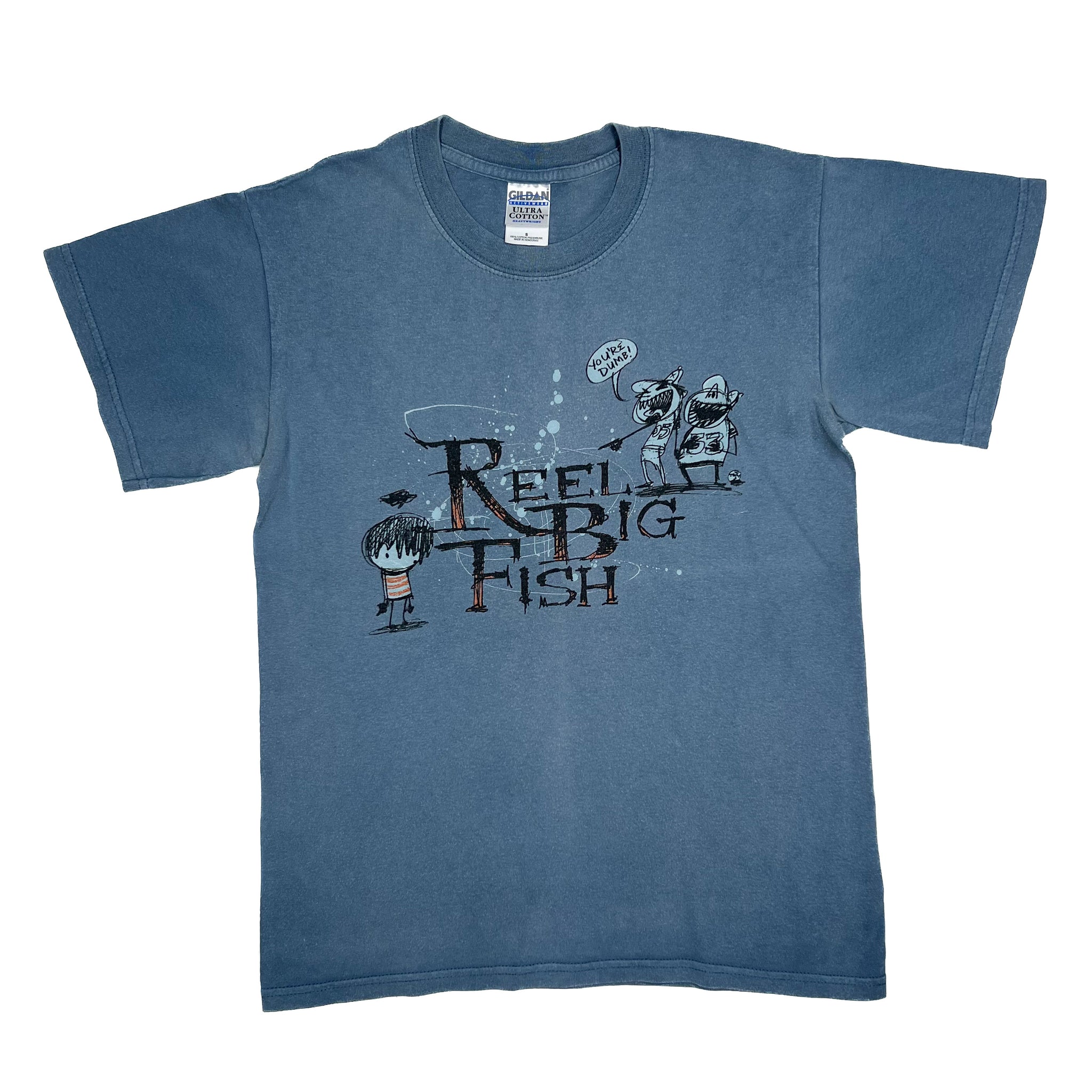 REEL BIG FISH “You're Dumb!” Spellout Graphic Ska Pop Punk Band T-Shir –  George Worgan VTG