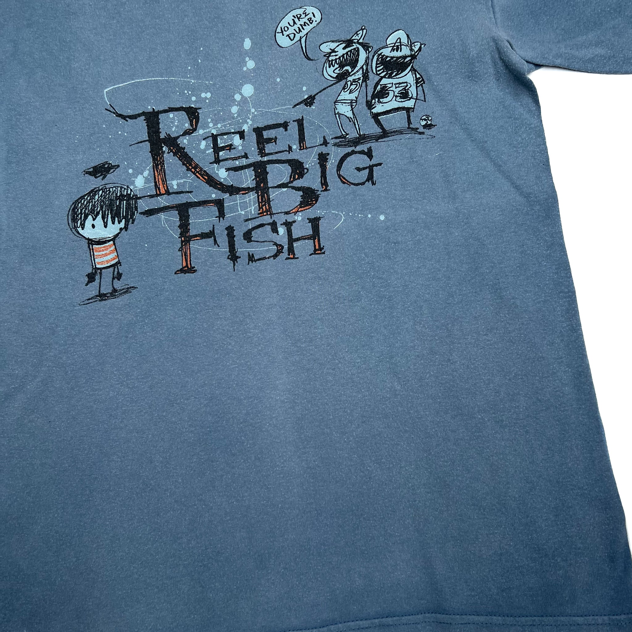 REEL BIG FISH “You're Dumb!” Spellout Graphic Ska Pop Punk Band T-Shir –  George Worgan VTG