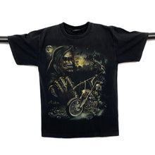 Load image into Gallery viewer, METAL ROCK Gothic Horror Biker Grim Reaper Graphic T-Shirt
