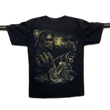 Load image into Gallery viewer, METAL ROCK Gothic Horror Biker Grim Reaper Graphic T-Shirt
