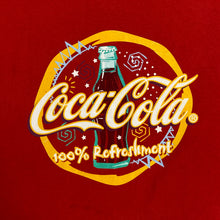 Load image into Gallery viewer, COCA COLA &quot;100% Refreshment&quot; Graphic Promo T-Shirt
