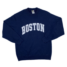 Load image into Gallery viewer, FOTL “BOSTON” USA Souvenir Spellout Graphic Crewneck Sweatshirt
