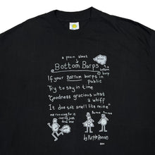 Load image into Gallery viewer, A POEM ABOUT BOTTOM BURPS Novelty Souvenir Spellout Graphic T-Shirt
