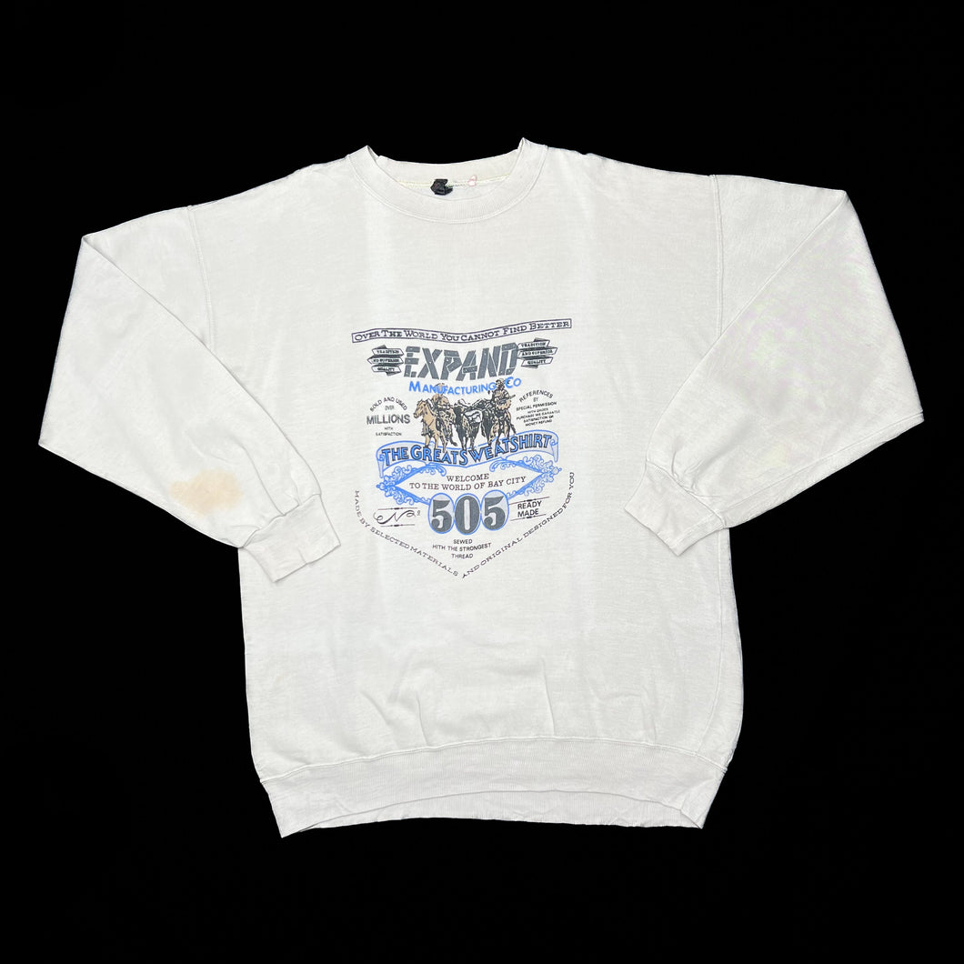 EXPAND “The Greatest Sweatshirt” Graphic Spellout Crewneck Sweatshirt