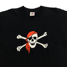 Load image into Gallery viewer, FOTL Gothic Pirate Skull Crossbones Graphic T-Shirt
