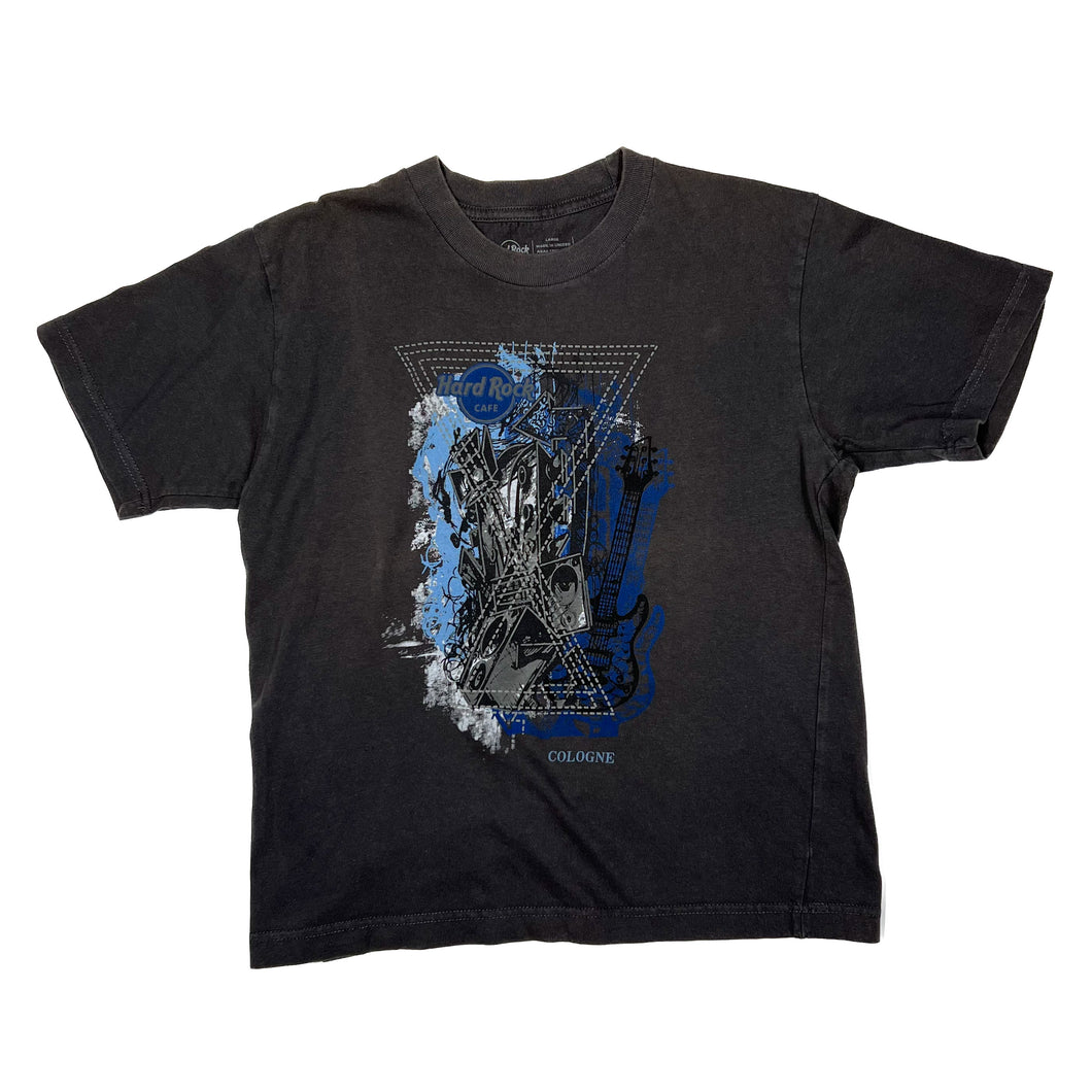 HARD ROCK CAFE “Cologne” Souvenir Logo Spellout Graphic T-Shirt