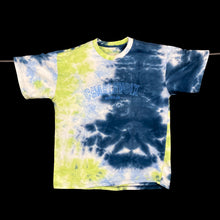 Load image into Gallery viewer, CHARLEVOIX “Michigan” Embroidered Souvenir Spellout Tie Dye T-Shirt
