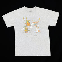 Load image into Gallery viewer, Lifestyle Classics CAN YOU SEE ME NOW? Novelty Camo Deer Cartoon Graphic T-Shirt

