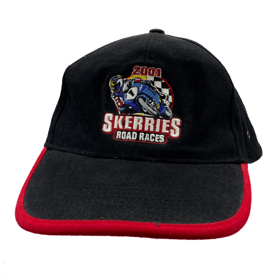 SKERRIES (2001) “Road Races” Embroidered MOTO GP Motorsports Baseball Cap