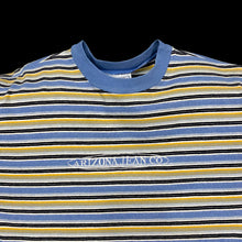 Load image into Gallery viewer, ARIZONA JEANS CO. Embroidered Spellout Multi Striped T-Shirt
