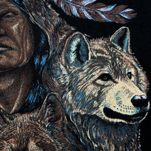Load image into Gallery viewer, SPIRIT BROTHER “Cherokee North Carolina” Native American Wolf Graphic T-Shirt
