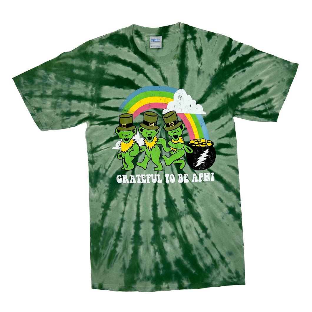 GRATEFUL TO BE APHI The Grateful Dead Inspired Sorority Fraternity Tie Dye T-Shirt