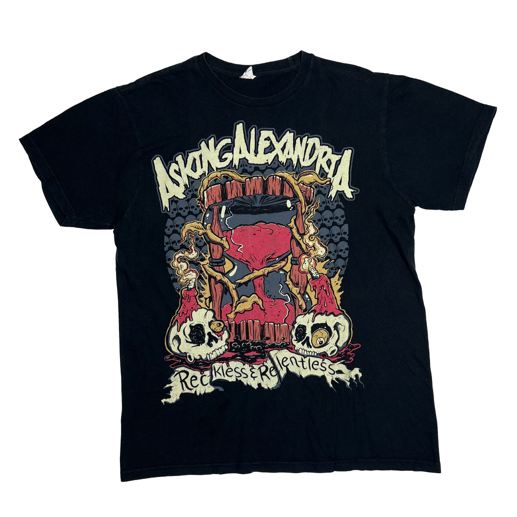 ASKING ALEXANDRIA “Reckless Relentless” Metalcore Heavy Metal Band T-Shirt
