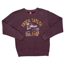 Load image into Gallery viewer, CONVERSE “Chuck Taylor All Star” Graphic Spellout Crewneck Sweatshirt
