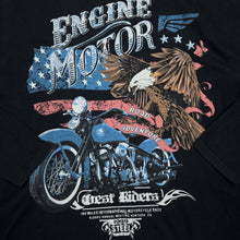 Load image into Gallery viewer, ATLAS FOR MEN “Road Adventure” Biker Eagle Americana Graphic Long Sleeve T-Shirt
