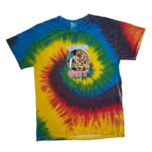 Load image into Gallery viewer, TOPPS “TEACHER’S PET” Cartoon Novelty Dog Spellout Graphic Tie Dye T-Shirt
