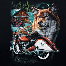 Load image into Gallery viewer, Early 00’s ROCK SPORT Biker Wolf Wildlife Graphic Vest Top

