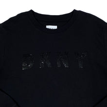 Load image into Gallery viewer, DKNY Sequin Spellout Classic Crewneck Sweatshirt
