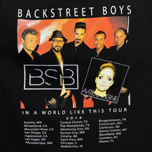 Load image into Gallery viewer, BACKSTREET BOYS “In A World Like This Tour 2014” Avril Lavigne Pop Music Boyband Tour T-Shirt
