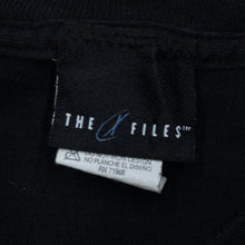 Load image into Gallery viewer, THE X FILES (1998) Embroidered Logo Spellout Patch Sci-Fi TV Show Graphic T-Shirt
