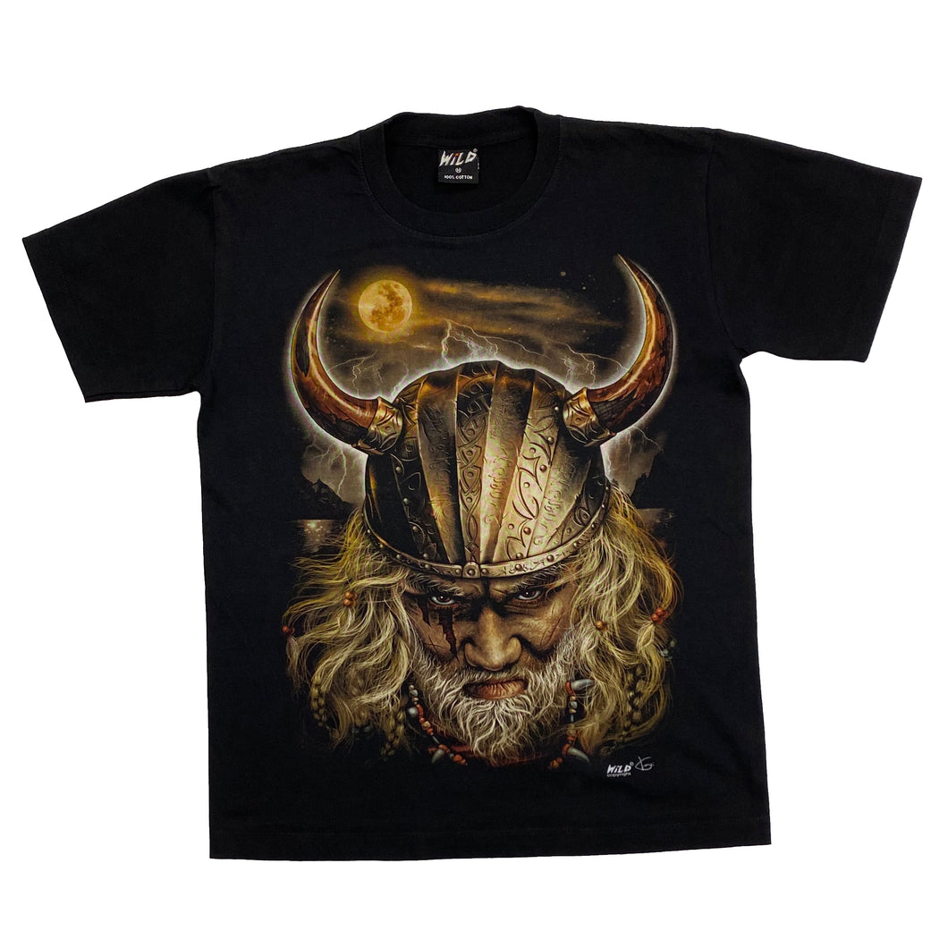 WILD Gothic Viking Warrior Norse Graphic T-Shirt