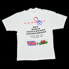Load image into Gallery viewer, HISTORY IN THE MAKING “Lennox Lewis vs. Frank Bruno” Boxing PPV Event Single Stitch T-Shirt
