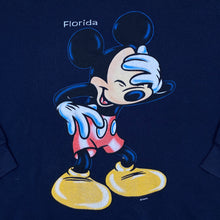 Load image into Gallery viewer, Tultex DISNEY “Florida” Mickey Mouse Souvenir Spellout Graphic Crewneck Sweatshirt

