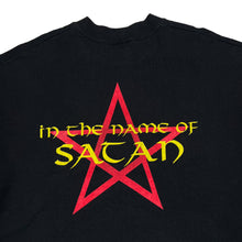 Load image into Gallery viewer, Screen Stars (1998) A TRIBUTE TO VENOM “In The Name Of Satan” Black Metal Band Sweatshirt
