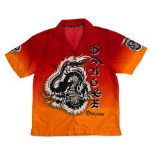 Load image into Gallery viewer, DANGER DIVISION Tribal Dragon Graphic Polyester Shirt
