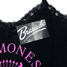 Load image into Gallery viewer, Bravado (2007) RAMONES “On Tour” Logo Spellout Punk Rock Band Lace Vest Top
