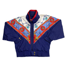 Load image into Gallery viewer, WESTBOUND Nautical Baroque Crazy Pattern Windbreaker Jacket
