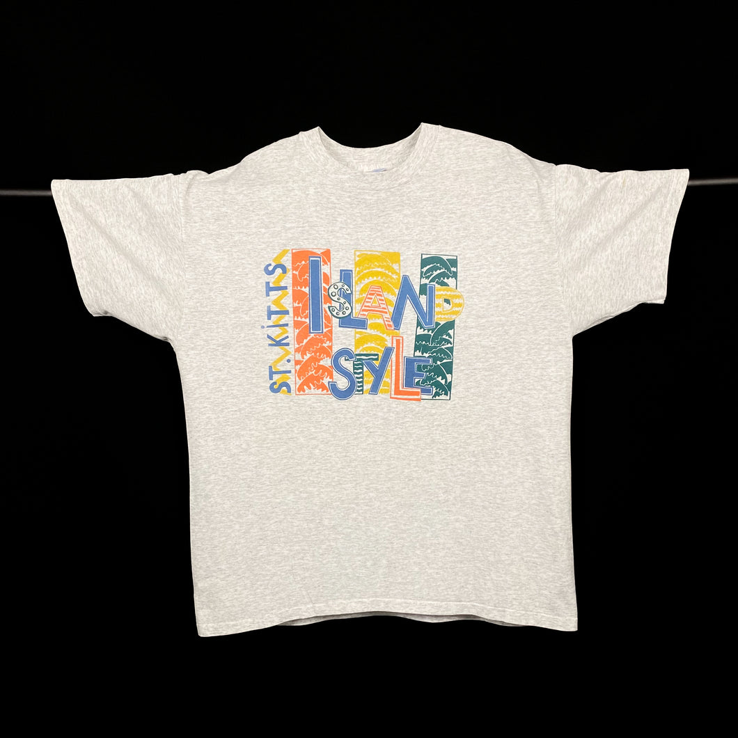 Hanes ST. KIT’S ISLAND STYLE Graphic Souvenir Single Stitch T-Shirt