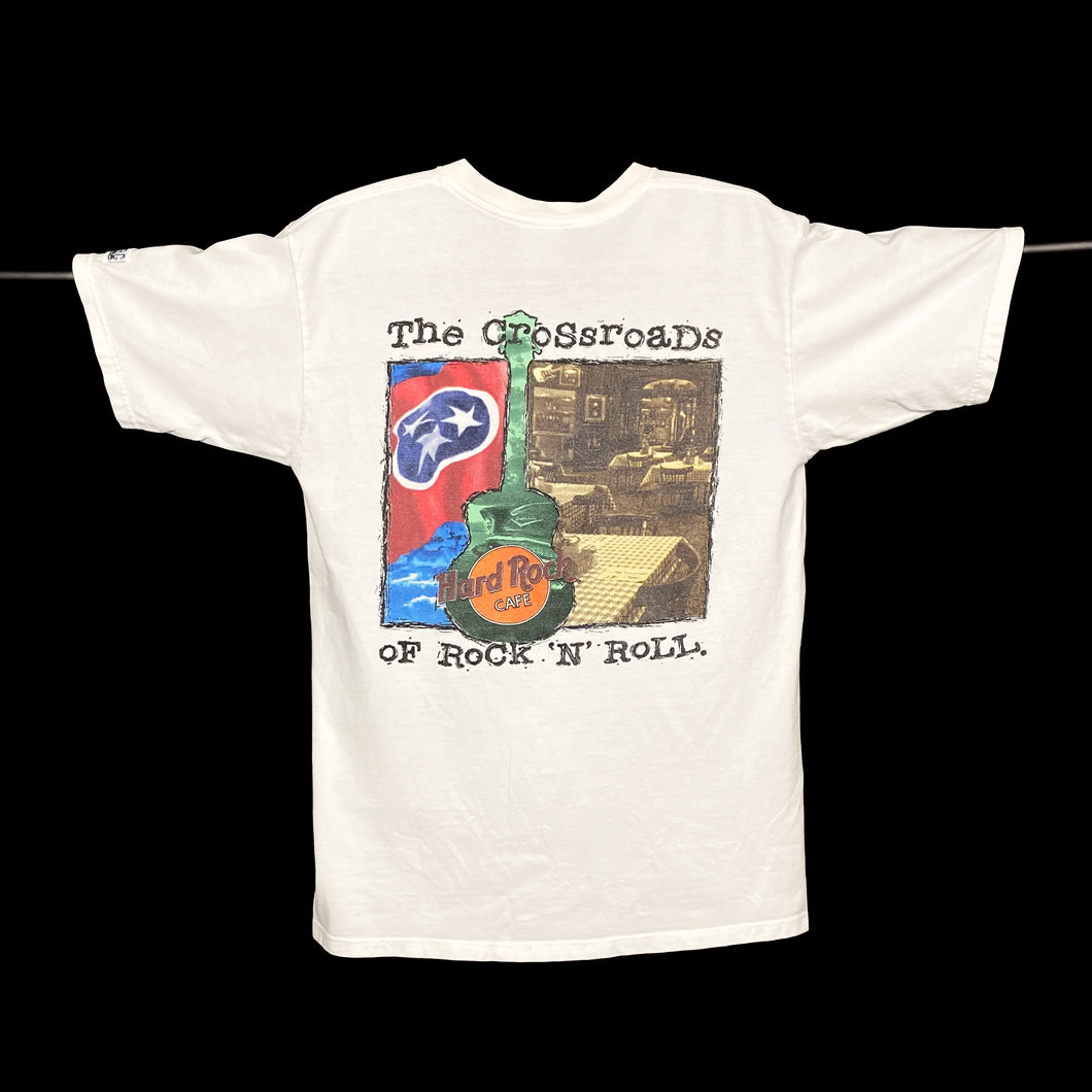 HARD ROCK CAFE “Nashville” The Crossroads Of Rock ‘N’ Roll Souvenir Graphic T-Shirt