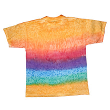 Load image into Gallery viewer, Early 00’s B&amp;C Horse Silhouette Graphic Rainbow Multi Colour Tie Dye T-Shirt
