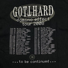 Load image into Gallery viewer, GOTTHARD “Domino Effect Tour 2008” Graphic Hard Rock Heavy Metal Band T-Shirt
