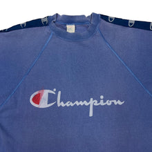 Load image into Gallery viewer, Vintage 90’s CHAMPION Logo Spellout Tape Sleeve Faded T-Shirt
