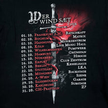 Load image into Gallery viewer, SALTATIO MORTIS “Wer Wind Saet” Tour 2010 Medieval Metal Long Sleeve Band T-Shirt
