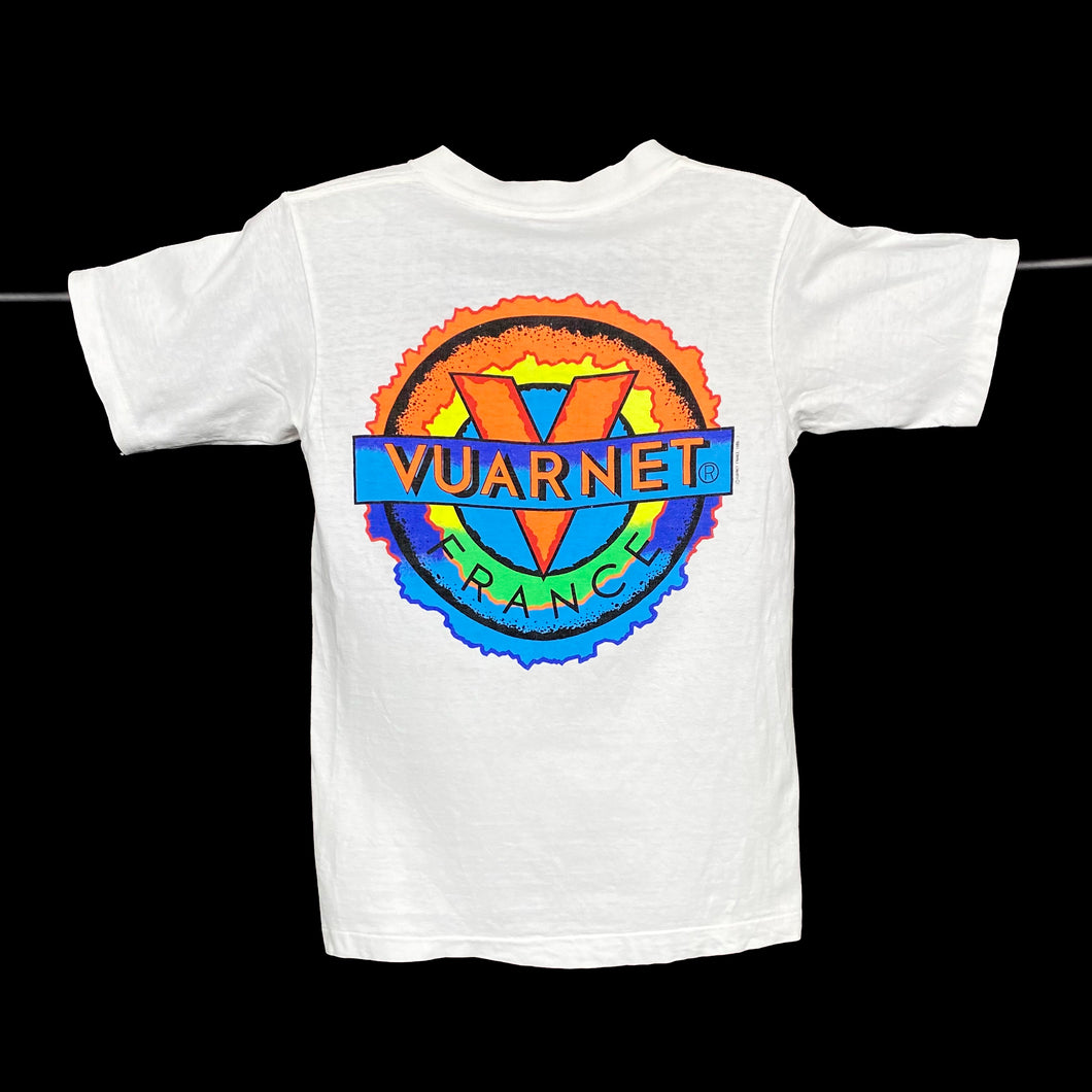 VUARNET (1989) “France” Graphic Logo Spellout Single Stitch T-Shirt