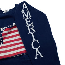 Load image into Gallery viewer, Hanes UNITED STATES OF AMERICA USA Flag Souvenir Graphic Crewneck Sweatshirt
