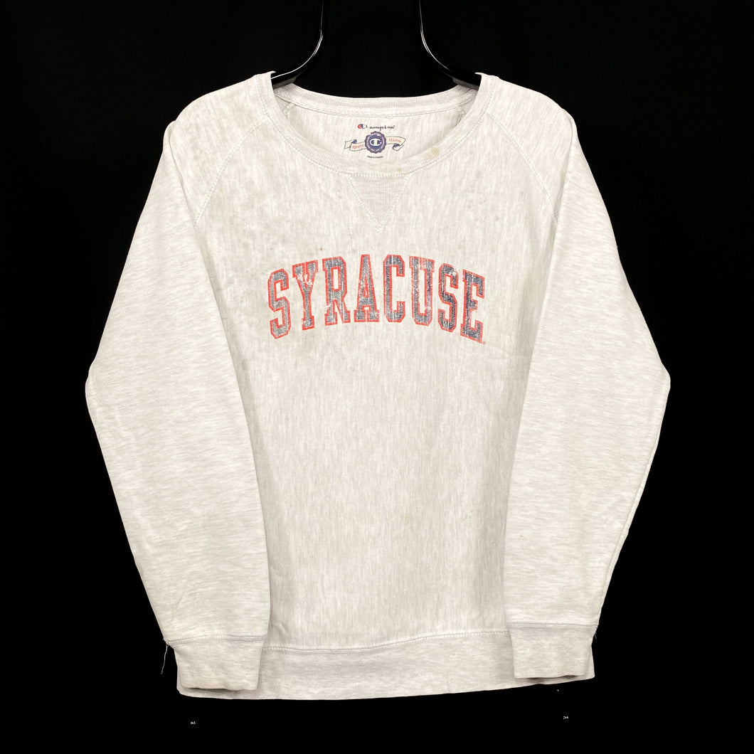 CHAMPION “Syracuse” College University Graphic Crewneck Sweatshirt
