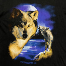 Load image into Gallery viewer, LE CUGNE SPORTIF Gothic Wolf Animal Nature Graphic Single Stitch T-Shirt
