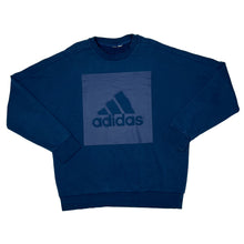 Load image into Gallery viewer, ADIDAS Big Box Logo Spellout Graphic Crewneck Sweatshirt
