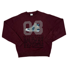 Load image into Gallery viewer, CONVERSE “This Is The Story Of Three Men” Spellout Graphic Crewneck Sweatshirt
