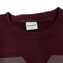 Load image into Gallery viewer, CONVERSE “This Is The Story Of Three Men” Spellout Graphic Crewneck Sweatshirt
