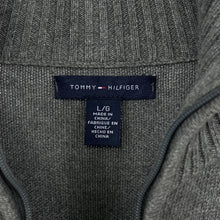 Load image into Gallery viewer, TOMMY HILFIGER Big Logo Zip Knit Sweater Jumper
