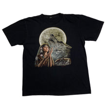 Load image into Gallery viewer, J.I Native American Wolf Pack Graphic T-Shirt
