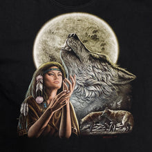 Load image into Gallery viewer, J.I Native American Wolf Pack Graphic T-Shirt
