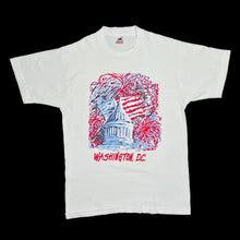 Load image into Gallery viewer, FOTL (1990) “Washington D.C.” Art Style Souvenir Spellout Graphic Single Stitch T-Shirt
