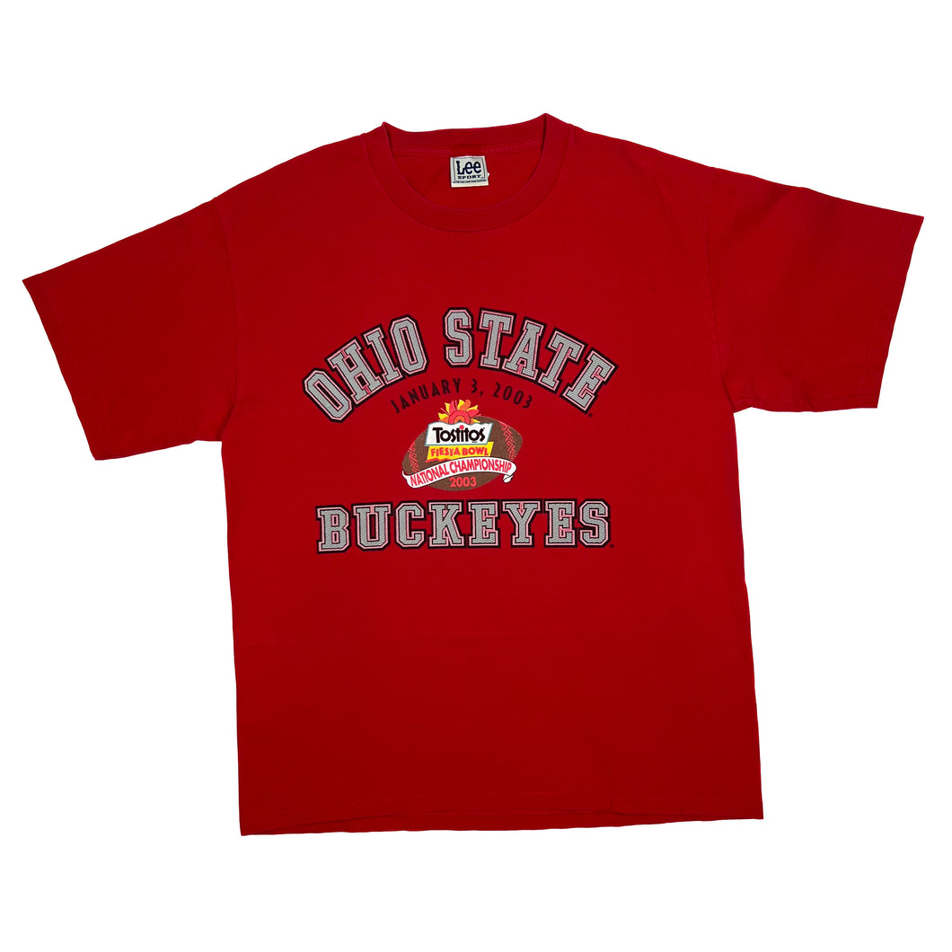 Lee NCAA OHIO STATE BUCKEYES “Tostitos Fiesta Bowl 2003” College Sports T-Shirt